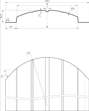 Штакетник Европланка Престиж 131x0,45 мм, 7004 сигнальный серый глянцевый