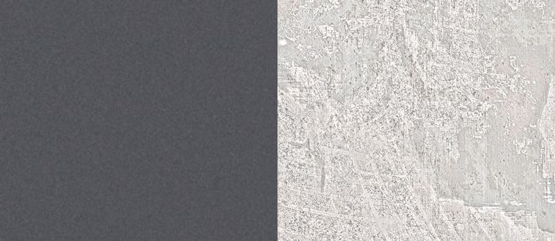 Цвет графитовый серый, RAL 7024, покрытие стальной бархат, в сочетании с материалом «Светлая штукатурка»