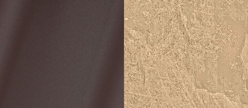 Цвет шоколадно-коричневый, RAL 8017, покрытие мат, в сочетании с материалом «Песочная штукатурка»