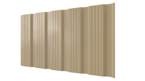 Профнастил К20 1195/1130x0,3 мм, 1014 слоновая кость глянцевый