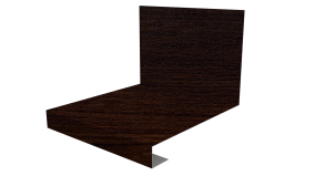 Планка примыкания нижняя к трубе фальц 140x200 мм, Antique wood