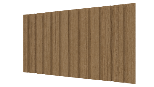 Профнастил С10 1155/1100x0,45 мм, Орех 3D