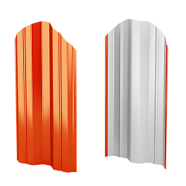 Штакетник М-образный 95x0,45 мм, 2004 оранжевый глянцевый