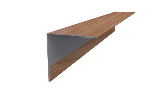Планка угла наружного 50x50x2000 мм, Золотой орех 3D