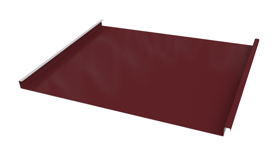 Фальцевая кровля 562/550x0,7 мм, 3005 винно-красный глянцевый