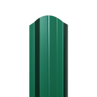 Штакетник М-образный Престиж 118x0,45 мм, 6005 зеленый мох глянцевый