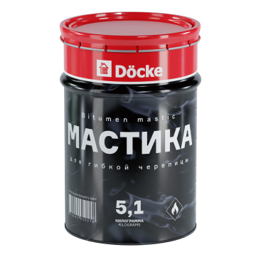 Мастика для гибкой черепицы 5,1кг (5л)