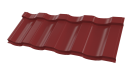 Металлочерепица Геркулес 30 1200/1150x0,5 мм, 3011 коричнево-красный глянцевый