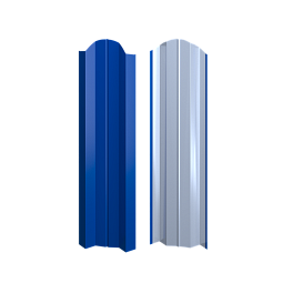 Штакетник Евротрапеция 90x0,5 мм, 5005 сигнальный синий глянцевый