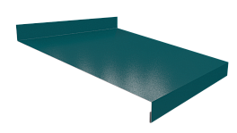 Отлив простой 20х200х20 мм, 6002 лиственно-зеленый глянцевый