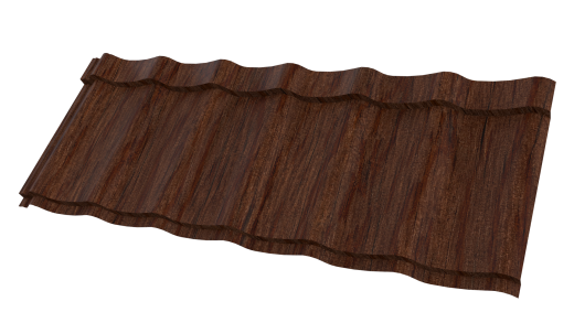 Профиль Феникс 1180/1100x0,45 мм, 8019 Античный дуб 3D