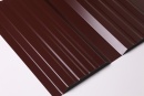 Профнастил К20 1185/1120x0,5 мм, 8017 шоколадно-коричневый глянцевый