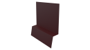 Планка стартовая фальц 135x30x55 мм, 3005 винно-красный матовый