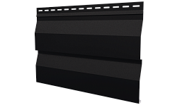 Корабельная доска 267/236x0,45 мм, 9005 черный янтарь матовый