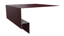 Планка околооконная Блок хаус 200х75х30 мм, 3005 винно-красный глянцевый