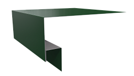 Планка околооконная Блок хаус 200х75х30 мм, 6002 лиственно-зеленый глянцевый