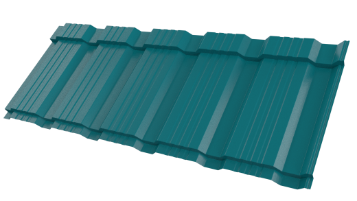 Профиль Пегас 1185/1150x0,45 мм, 5021 водная синь глянцевый