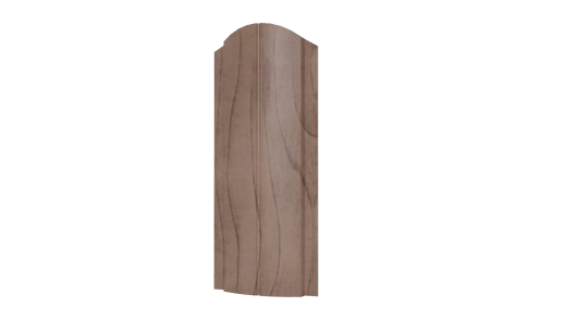 Штакетник Европланка 126x0,45 мм, Орех 3D
