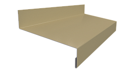 Отлив простой 20х70х20 мм, 1015 св. слоновая кость глянцевый