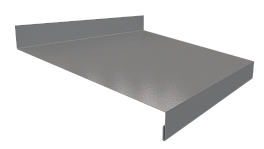 Отлив простой 20х150х20 мм, 1014 слоновая кость глянцевый