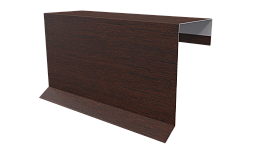 Планка торцевая фальц 65x97 мм, Antique wood