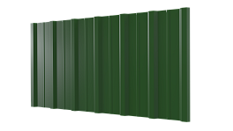 Профнастил НС16 1150/1100x0,45 мм, 6002 лиственно-зеленый глянцевый