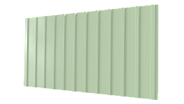 Профнастил С10 1170/1100x0,3 мм, 6019 бело-зеленый глянцевый
