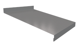 Отлив простой 20х250х20 мм, 1014 слоновая кость глянцевый