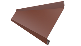 Забор жалюзи Ламель Олива 90x0,4 мм, 8004 медно-коричневый глянцевый