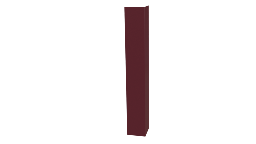 Планка угла наружного 30x30x2000 мм, 3005 винно-красный глянцевый