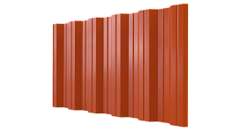 Профнастил НС35 1060/1000x0,45 мм, 2004 оранжевый глянцевый