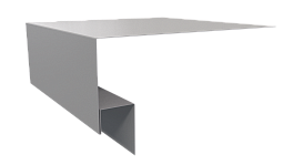 Планка околооконная Блок хаус 200х75х30 мм, 9003 сигнальный белый глянцевый