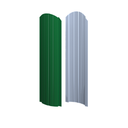 Штакетник Европланка Престиж 131x0,5 мм, 6002 лиственно-зеленый глянцевый