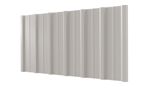 Профнастил НС16 1150/1100x0,65 мм, 9002 светло-серый глянцевый