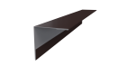 Планка угла наружного 30x30x2000 мм, 8017 шоколадно-коричневый глянцевый