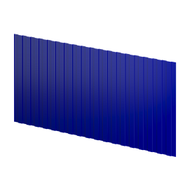 Профнастил С8 1200/1150x0,7 мм, 5002 ультрамариново-синий глянцевый