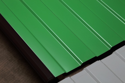 Профнастил С8 1200/1150x0,4 мм, 6002 лиственно-зеленый глянцевый