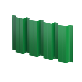 Профнастил Н60 902/845x0,65 мм, 6002 лиственно-зеленый глянцевый