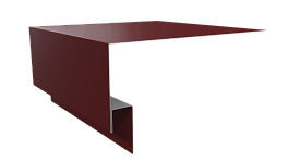 Планка околооконная 200х75х20 мм, 3011 коричнево-красный глянцевый