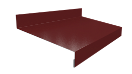 Отлив простой 20х100х20 мм, 3020 транспортный красный глянцевый