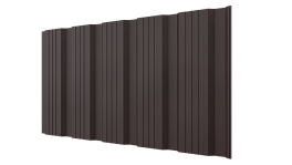 Профнастил К20 1185/1120x0,45 мм, 8017 шоколадно-коричневый матовый