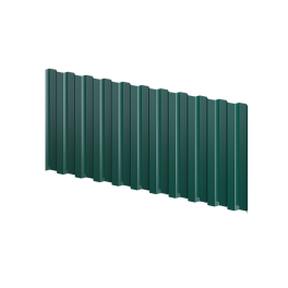 Профнастил С21 1051/1000x0,35 мм, 6005 зеленый мох глянцевый