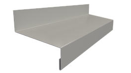 Отлив простой 20х50х20 мм, 9003 сигнальный белый глянцевый