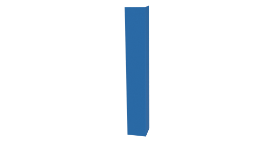 Планка угла наружного 30x30x2000 мм, 5015 небесно-синий глянцевый