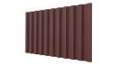 Профнастил С21 1051/1000x0,5 мм, 3009 оксид красный матовый