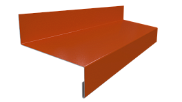 Отлив простой 20х50х20 мм, 2011 насыщенный оранжевый глянцевый