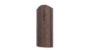 Штакетник Европланка 126x0,45 мм, Морёный дуб 3D
