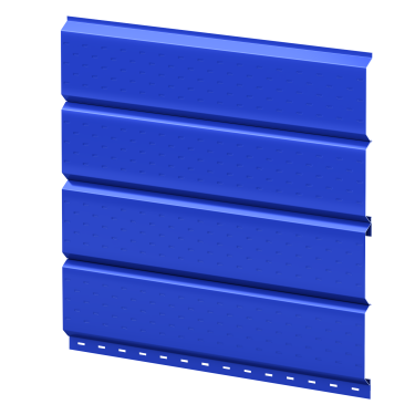 Софит Л-брус перфорированный 264/241x0,5 мм, 5002 ультрамариново-синий глянцевый
