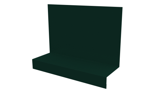 Примывание боковое фальц 25x65x130 мм, 6005 зеленый мох глянцевый