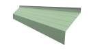 Ламель Юкка 110x0,4 мм, 6019 бело-зеленый глянцевый